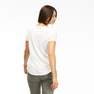 QUECHUA - Large  Women's Country Walking T-shirt - NH500, White