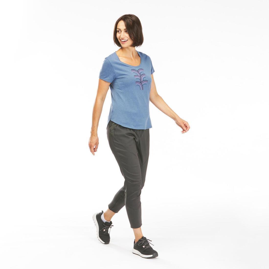 Medium  Women's Country Walking T-shirt - NH500, White, , large image number 12