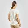 QUECHUA - Small  Women's Country Walking T-shirt - NH500, White