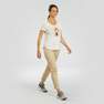 QUECHUA - XL  Women's Country Walking T-shirt - NH500, White