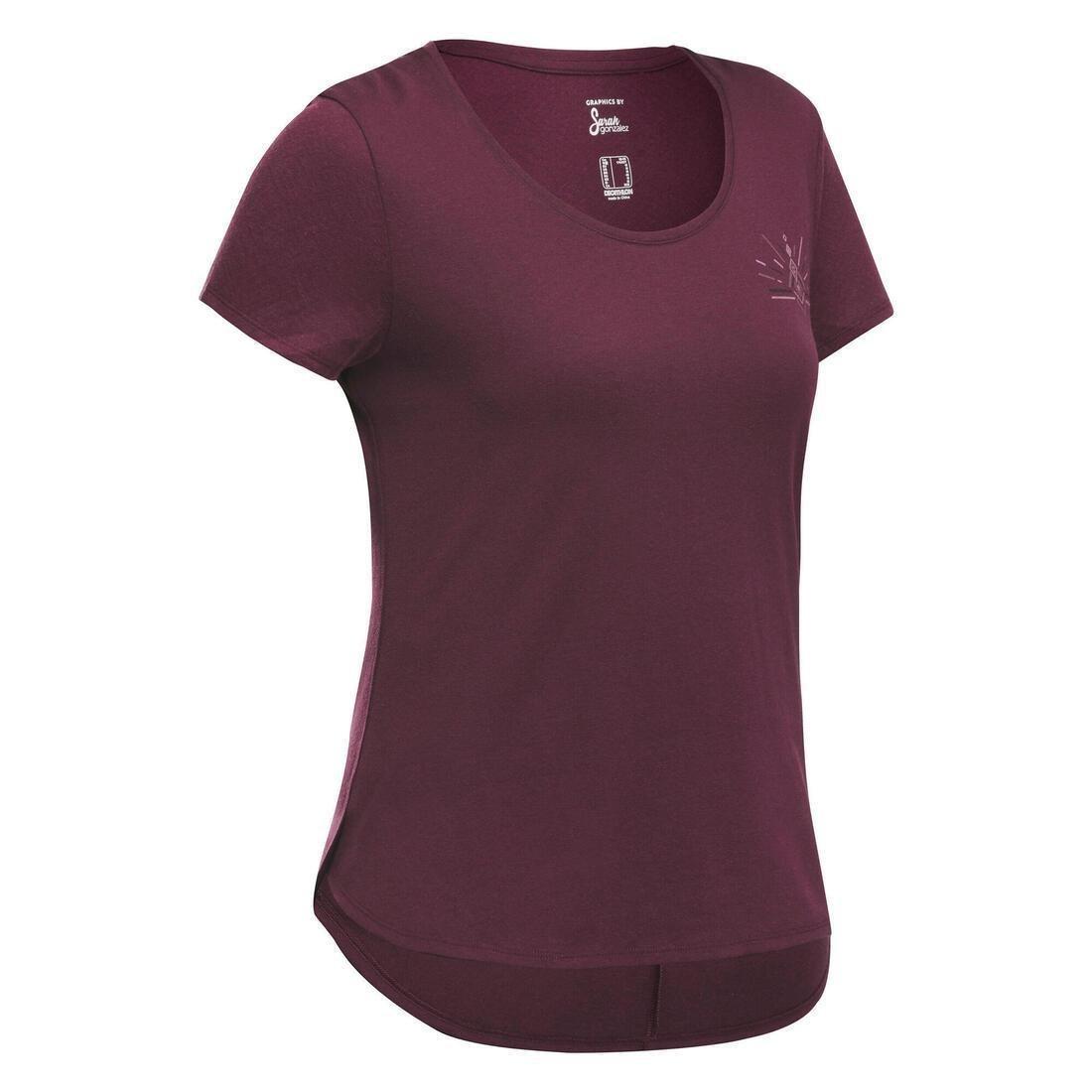 Large  Women's Country Walking T-shirt - NH500, Blue Grey, , large image number 5
