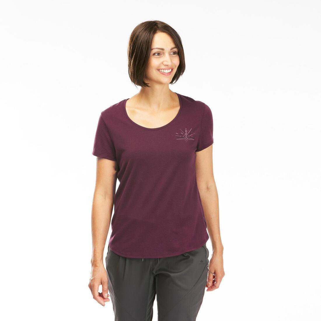 Large  Women's Country Walking T-shirt - NH500, Blue Grey, , large image number 7