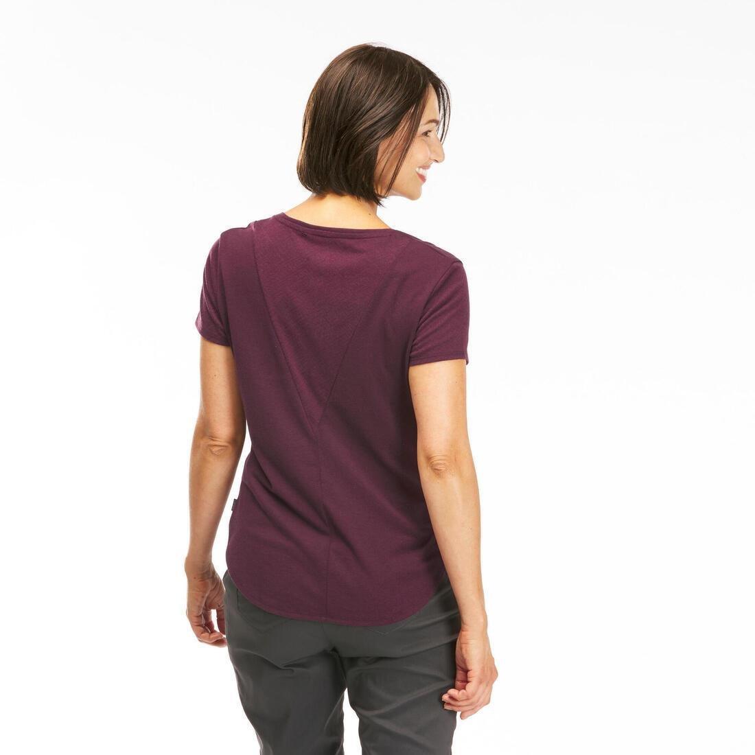 Large  Women's Country Walking T-shirt - NH500, Blue Grey, , large image number 8