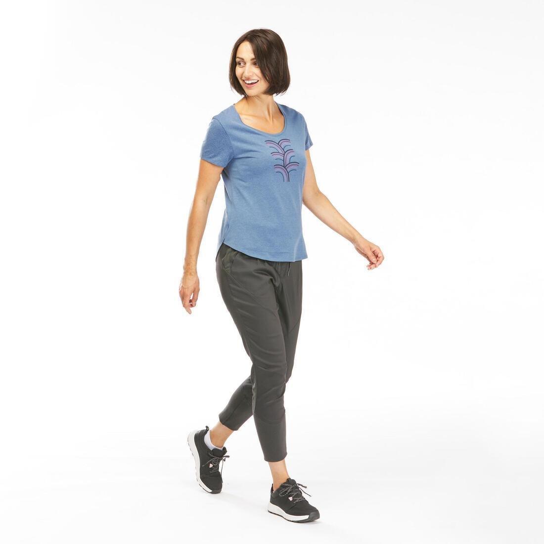 Large  Women's Country Walking T-shirt - NH500, Blue Grey, , large image number 11