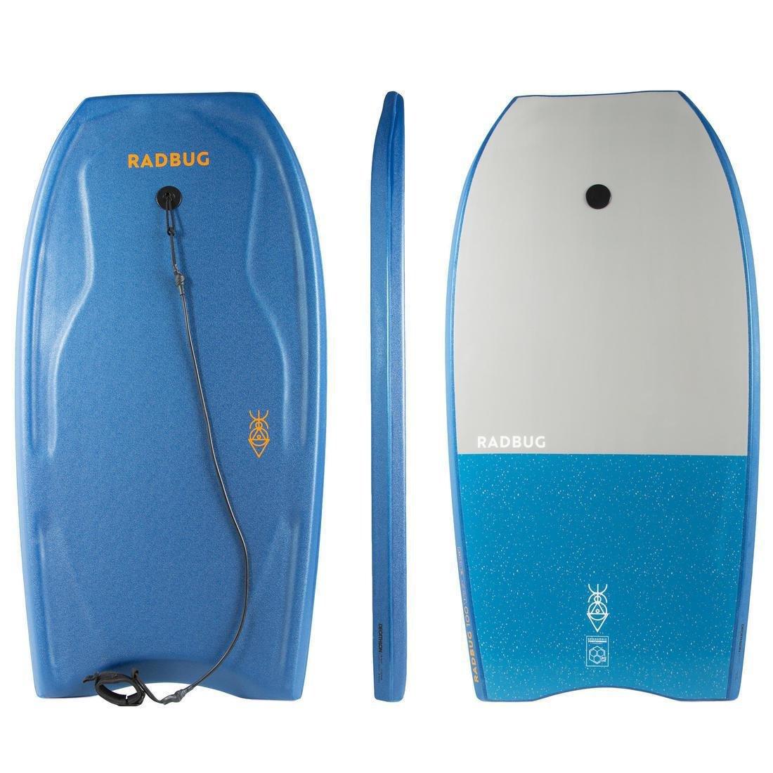 36  100 Bodyboard With Wrist Leash, Petrol Blue, , large image number 1