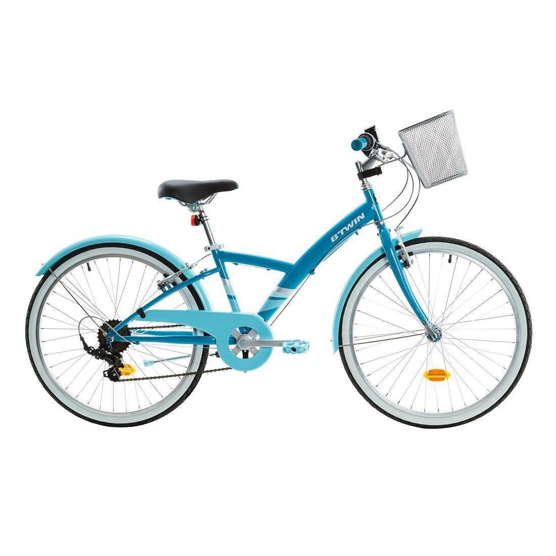 Original 500 Kids' Hybrid Bike 9-12 24, Teal Green, No Color, large image number 2