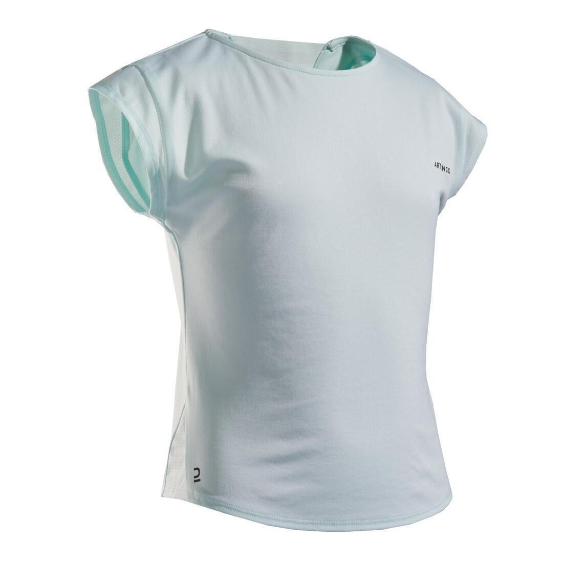 Kids Girl T-Shirt 500, Green, , large image number 0