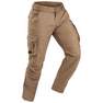 FORCLAZ - 5Xl   Travel Trekking Cargo Trousers - Travel 100, Brown