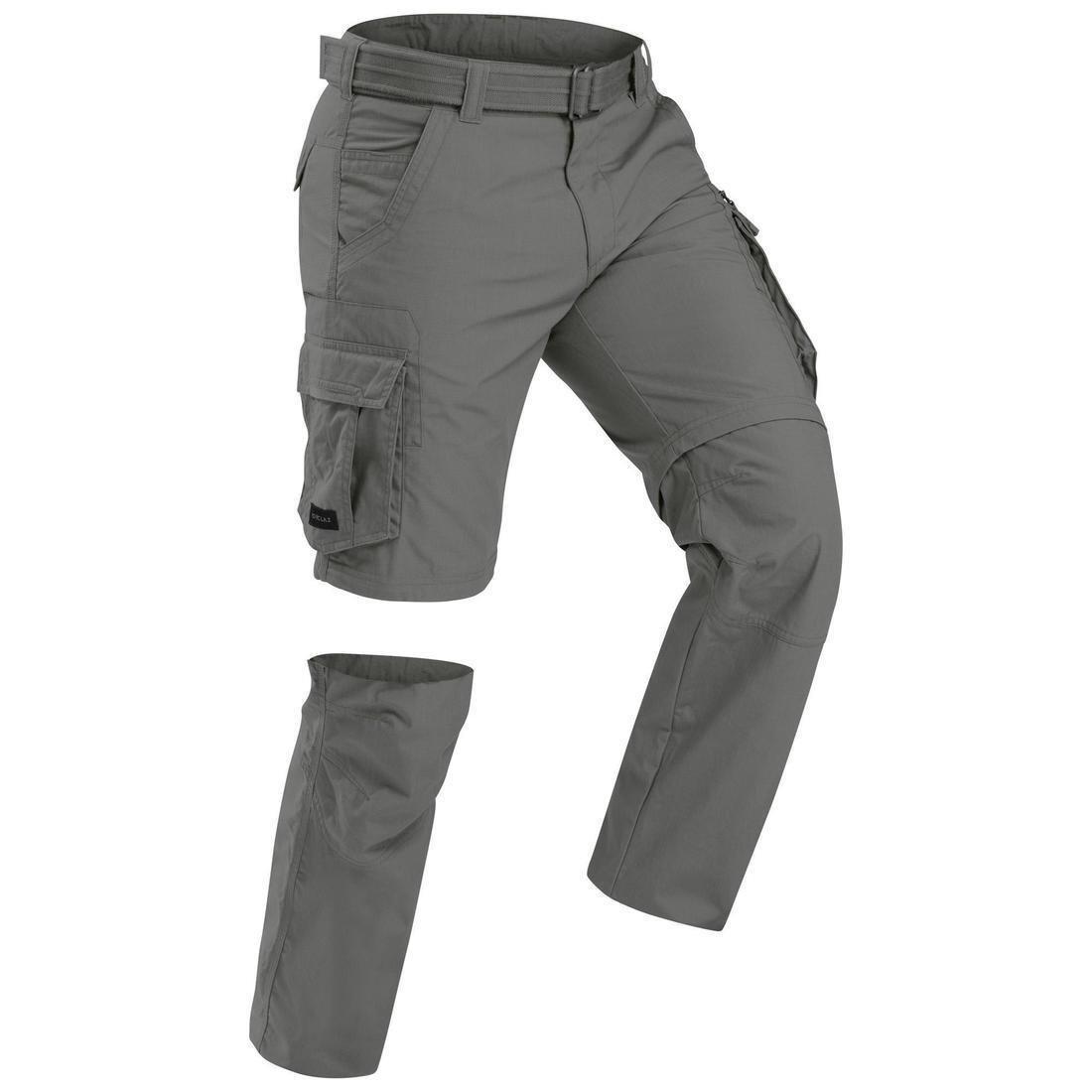 بنطلون رجالي للرحلات - ترافيل 100، بني، مقاس 4XL, , large image number 0