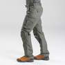 FORCLAZ - 4XL Men's Travel Trekking Trousers - Travel 100, Khaki Brown