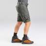FORCLAZ - 4XL Men's Travel Trekking Trousers - Travel 100, Khaki Brown