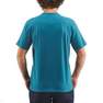 QUECHUA - Small Techtil 100 Short-Sleeved T-Shirt Glitch, Khaki