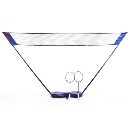 PERFLY - 3 M Badminton Easy Set Electric, Bright Indigo