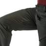 QUECHUA - 3XL Men's Country Walking Trousers - Nh500 Slim, Black Olive