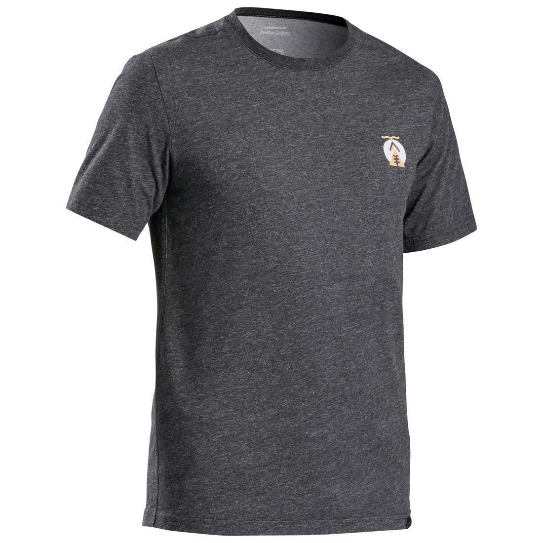Men's Hiking T-Shirt Nh500 Grey , , large image number 14