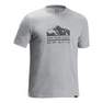QUECHUA - Small TechTIL 100 Short-Sleeved Hiking T-Shirt - Mottled, Light Grey