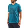 QUECHUA - Small TechTIL 100 Short-Sleeved Hiking T-Shirt - Mottled, Light Grey