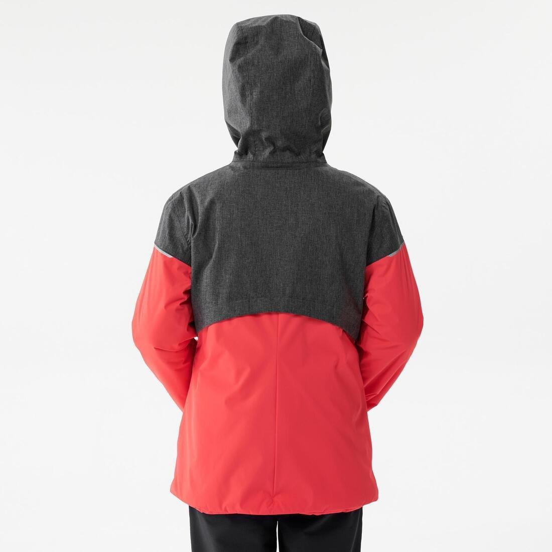 Kids Girls Waterproof Winter Hiking Jacket Sh100 X-Warm 0C, Pink, , large image number 4