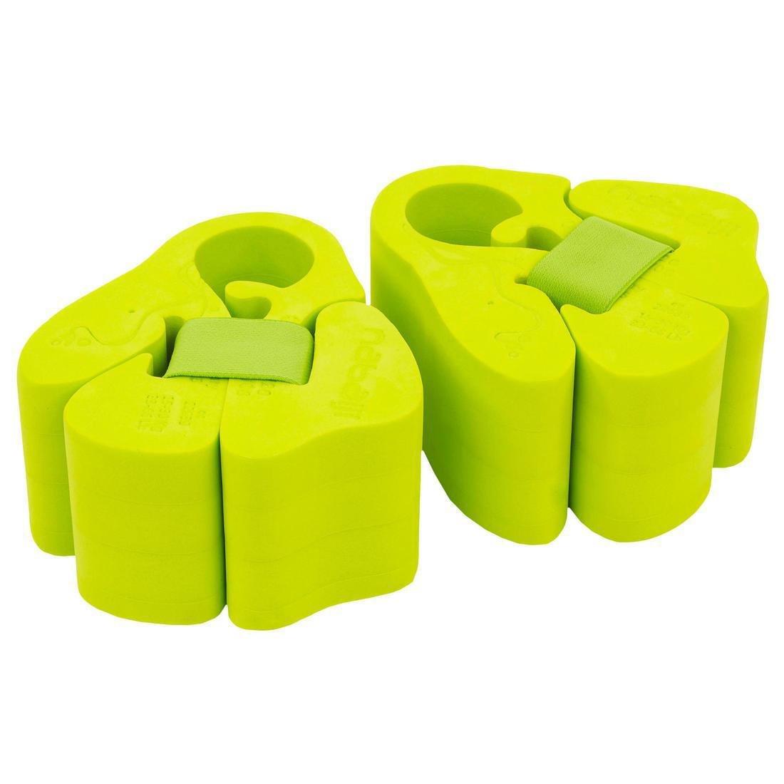 أربطة من الفوم للسباحة مع حزام مطاطي للأطفال، أخضر، من 15-30 كجم, , large image number 0