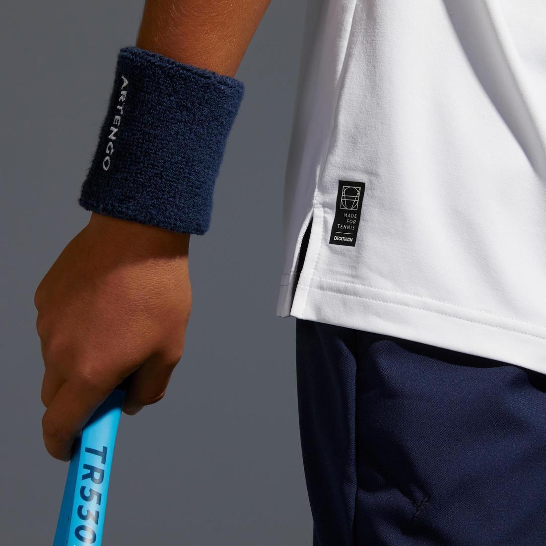 10-11Y  Boys' Tennis Shorts TSH500, Navy Blue, , large image number 5