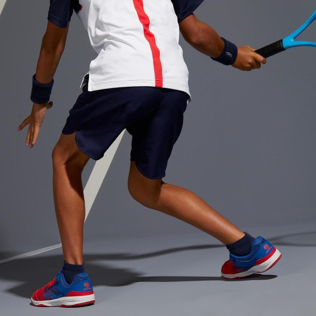 10-11Y  Boys' Tennis Shorts TSH500, Navy Blue, , large image number 9