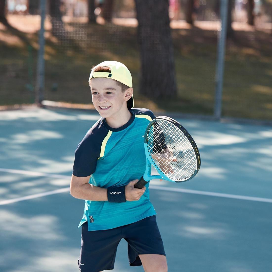 10-11Y  Boys' Tennis Shorts TSH500, Navy Blue, , large image number 13