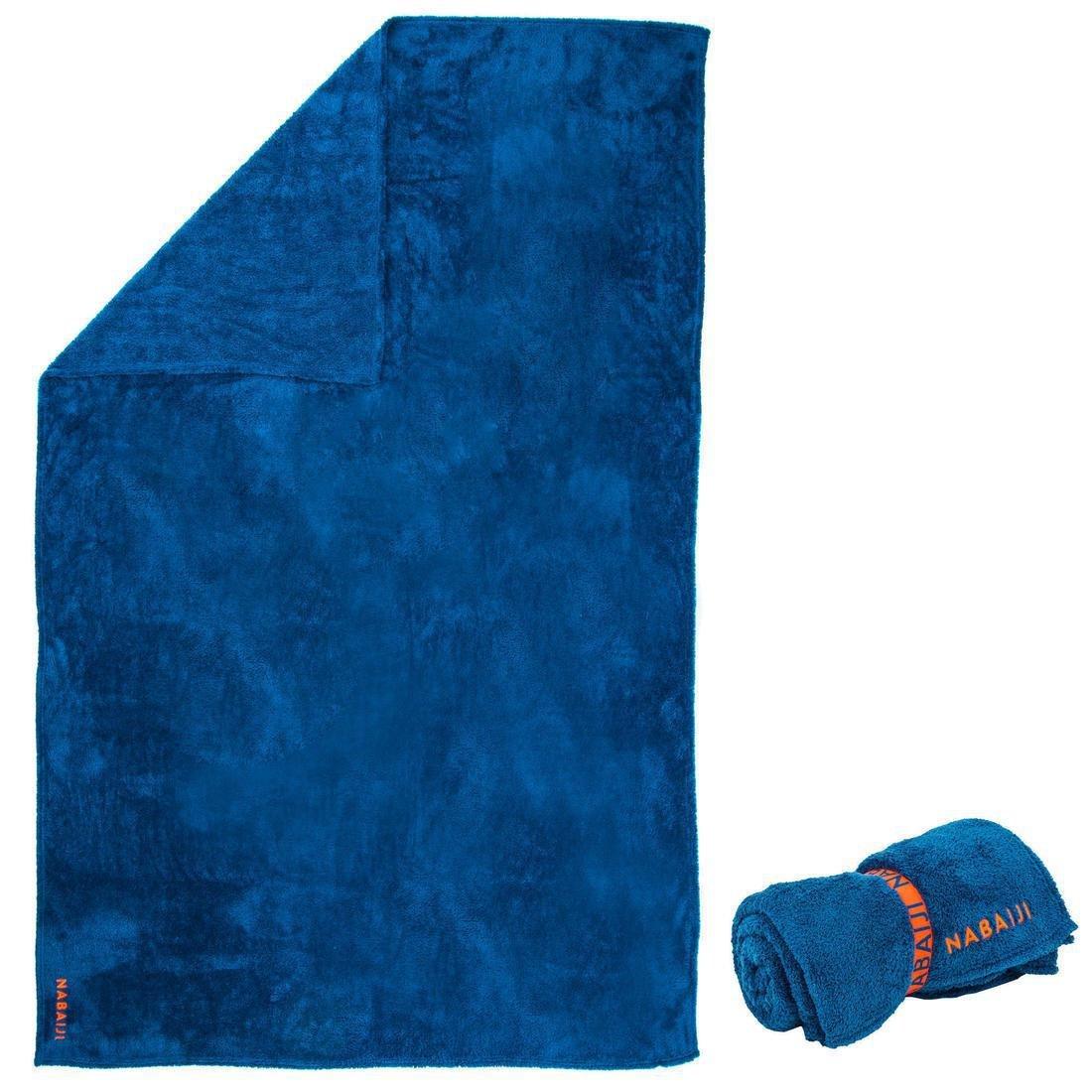 Swimming Ultra-Soft Microfibre Towel Size XL 110 x 175 cm, Petrol Blue, , large image number 0
