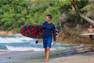 OLAIAN - Small  Men's Surfing long-sleeve Anti-UV Water T-Shirt, Galaxy Blue