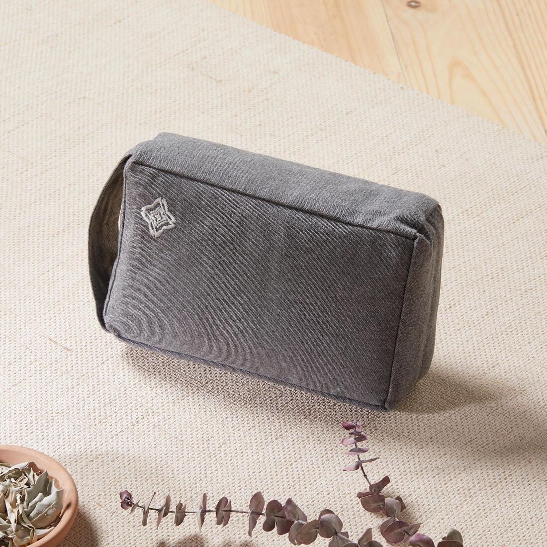 Fabric Yoga Block/Cushion - Grey, , large image number 2