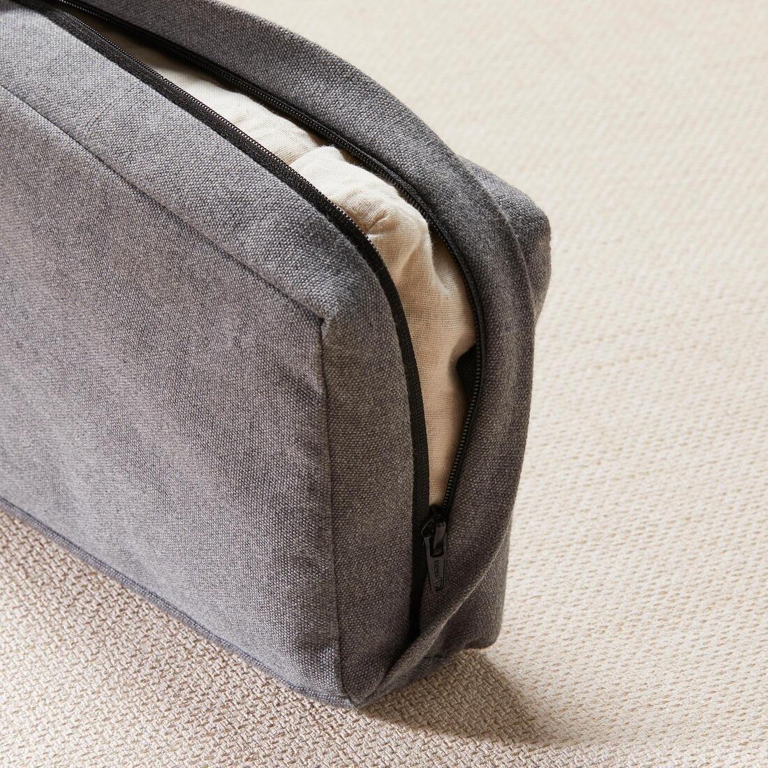 Fabric Yoga Block/Cushion - Grey, , large image number 4