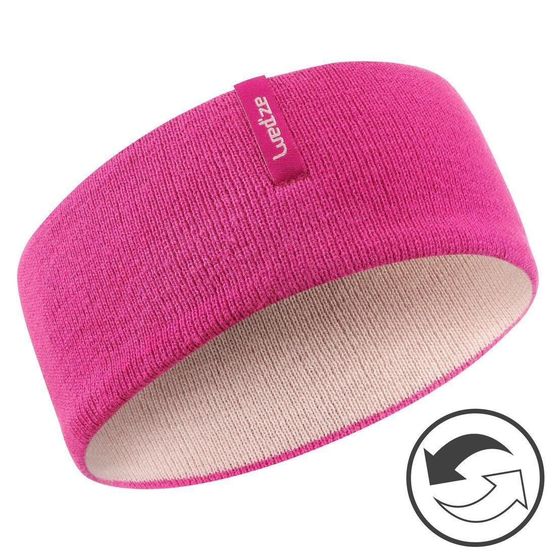 Children's Reverse Skiing Headband, Fuchsia, , large image number 0