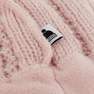 WEDZE - Adult Ski Hat Fur Cable-Knit, Pink