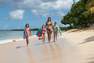 OLAIAN - 12-13Y Girls' Two-Piece Surfing Swimsuit Bikini Top Bali 100, Turquoise Blue
