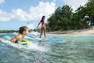 OLAIAN - 12-13Y Girls' Two-Piece Surfing Swimsuit Bikini Top Bali 100, Pink