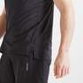 DOMYOS - Extra Large  Men's Fitness Cardio Training T-Shirt 500 - Black/Khaki/Camo