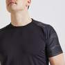 DOMYOS - Extra Large  Men's Fitness Cardio Training T-Shirt 500 - Black/Khaki/Camo