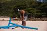 COPAYA - Inflatable Beach Volleyball Set (Net and Structure) 500 - Blue