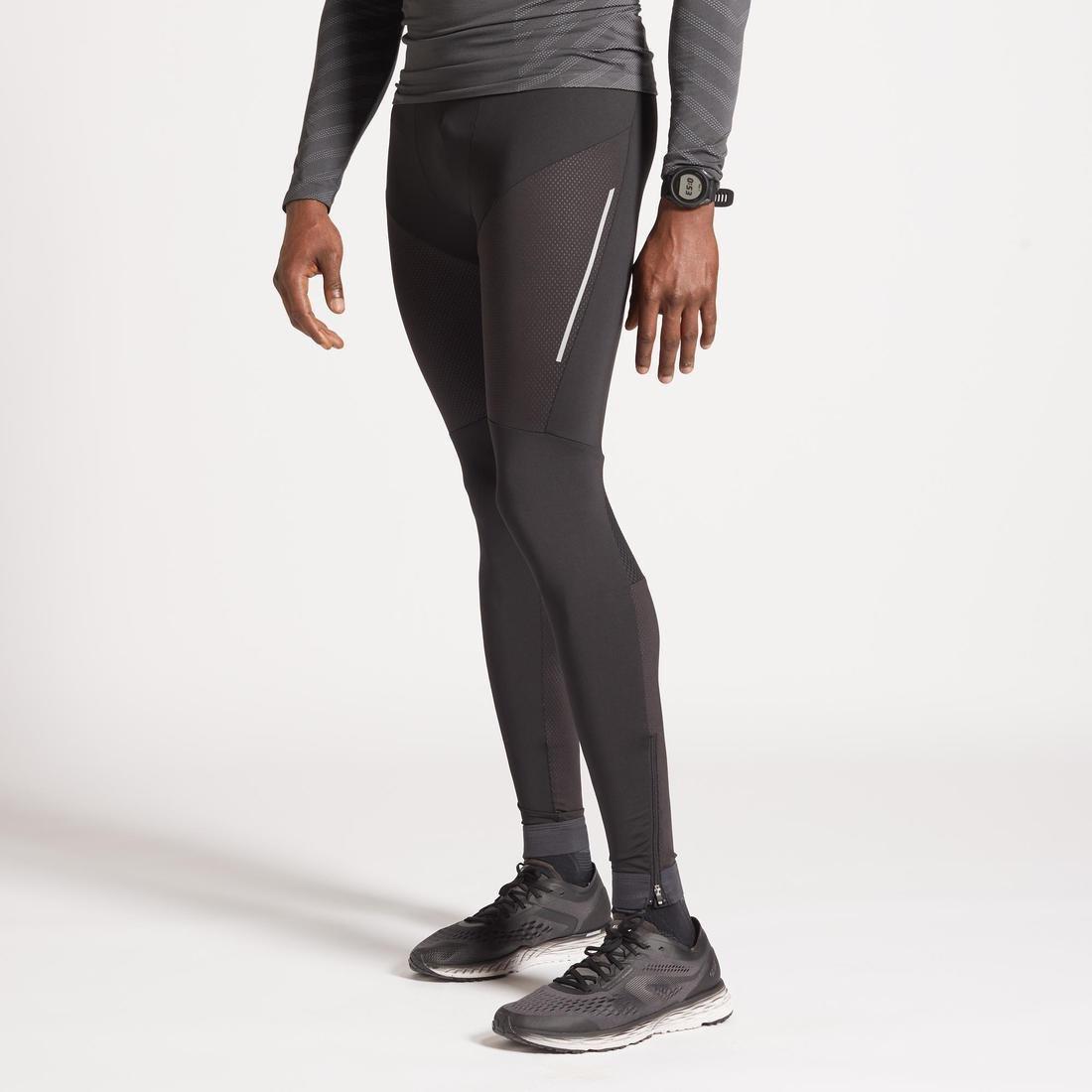 W30 L33  KIPRUN MEN'S RUNNING TIGHTS, Black, , large image number 2