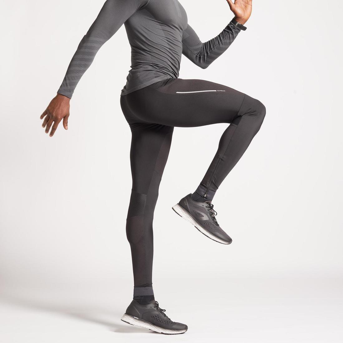 W30 L33  KIPRUN MEN'S RUNNING TIGHTS, Black, , large image number 11