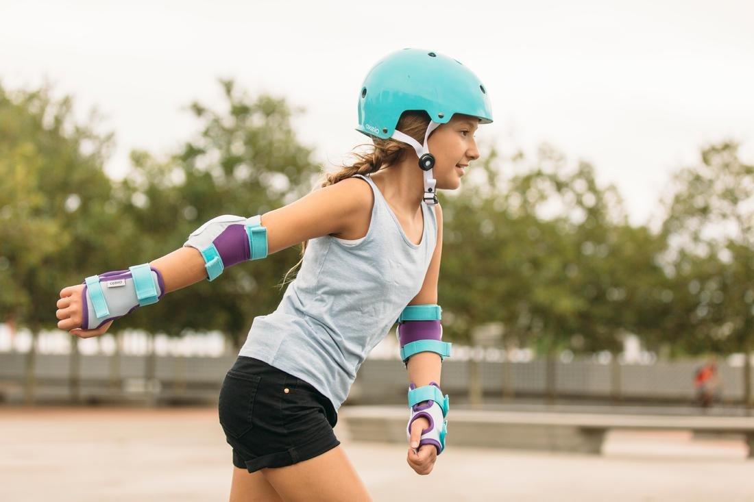 Medium  Play 5 Inline Skating Skateboarding and Scootering Helmet - White Title, , large image number 5