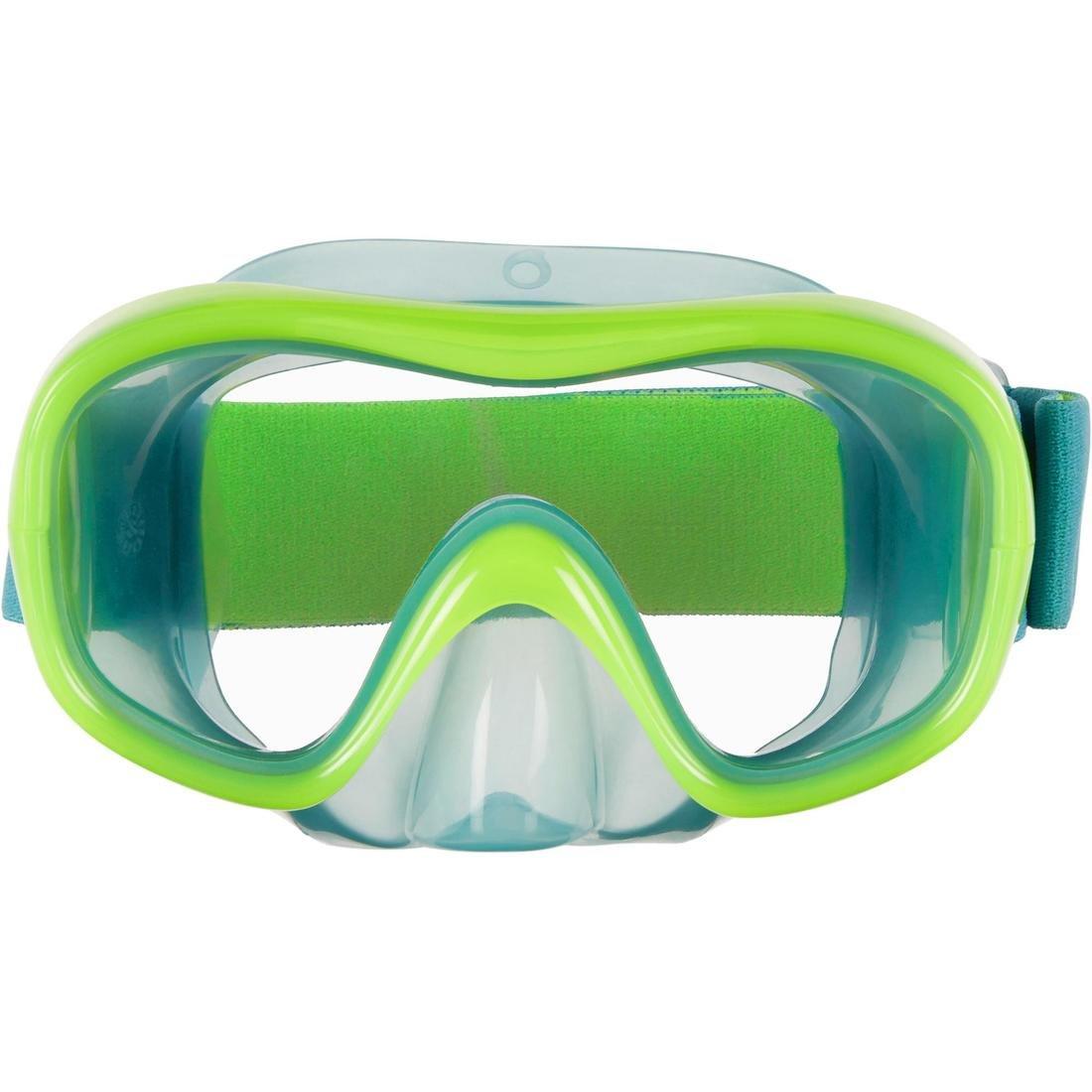 Small  Kids' Diving snorkelling kit Mask and Snorkel SNK 520, Fluo Pale Peach, , large image number 5
