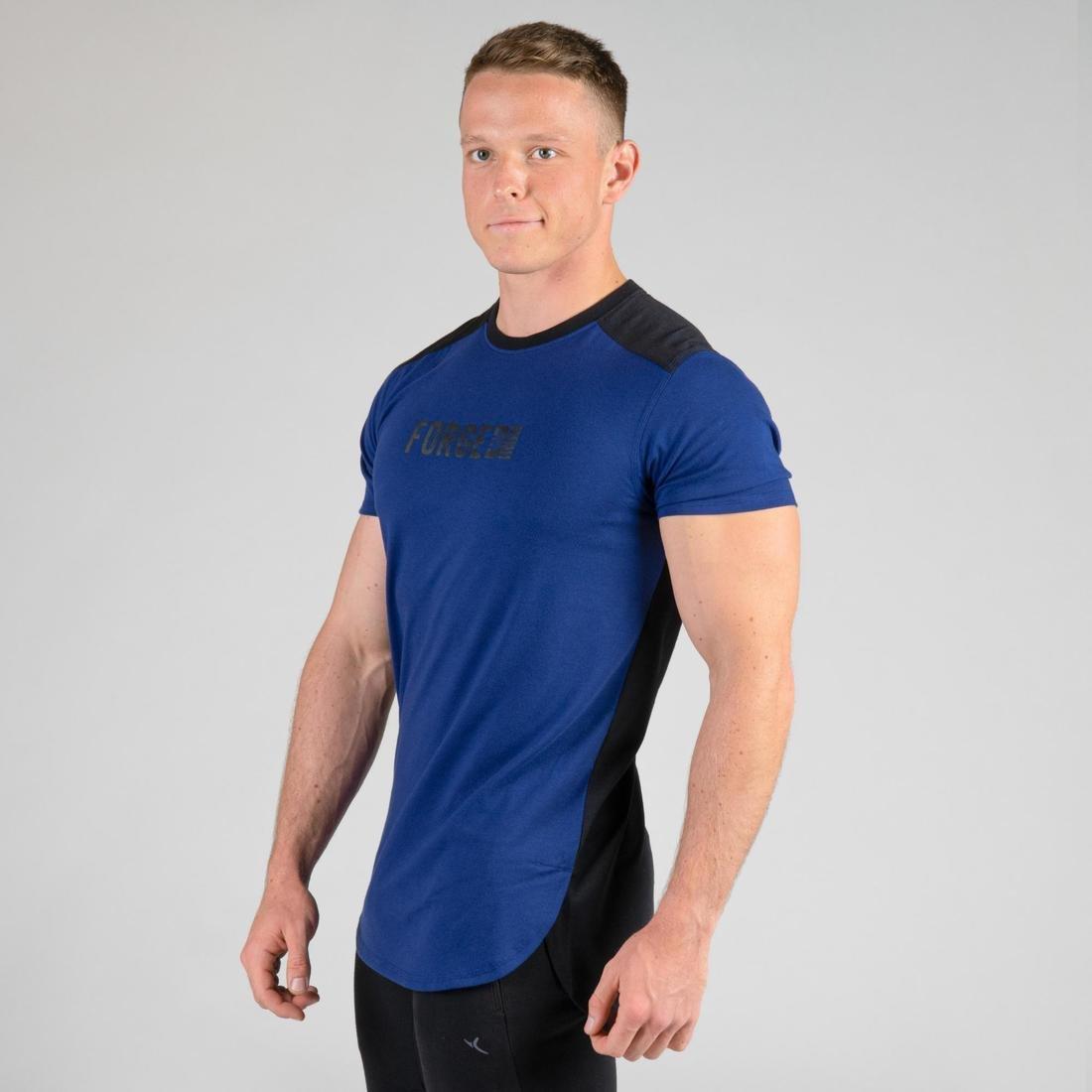 Medium  Weight Training Chest Day T-Shirt, Midnight Indigo, , large image number 11
