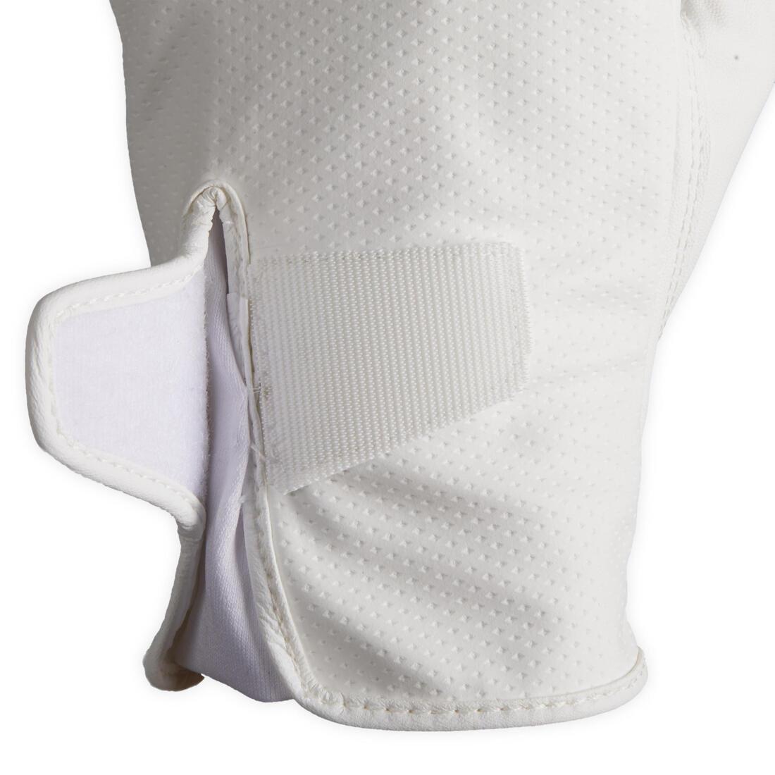 unisex Horse Riding Gloves 500, Black, , large image number 9