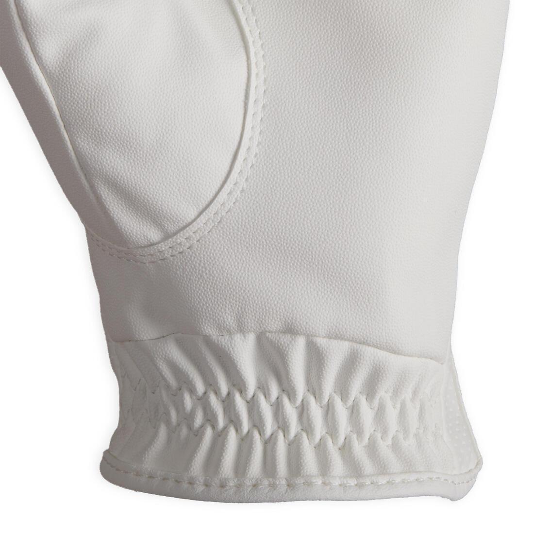 unisex Horse Riding Gloves 500, Black, , large image number 10