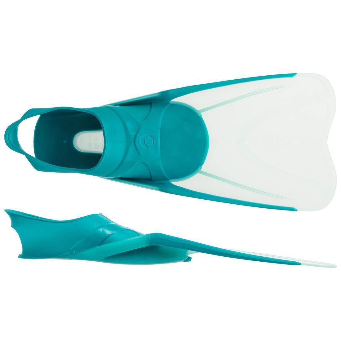 EU 40-41  Adult's Diving Snorkelling Fins Mask and Snorkel kit SNK 500, Petrol Blue, , large image number 8