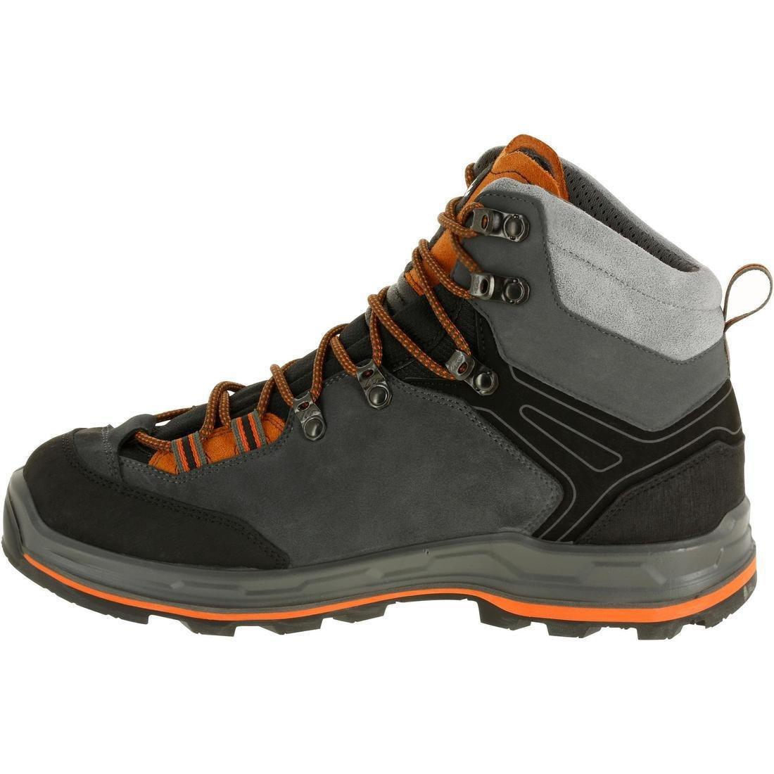 EU 41  Men's Crosscontact High-Top Waterproof Leather Boot Ontrail 100, Carbon Grey, , large image number 1
