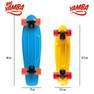 OXELO - Unique Size  Big Yamba Cruiser Skateboard - Blue/Coral Gradient, Red