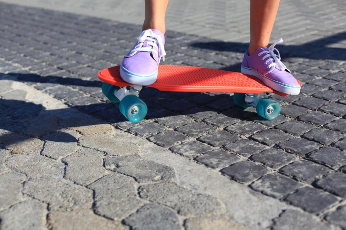 Big Yamba Cruiser Skateboard - Blue/Coral Gradient, Red, , large image number 3