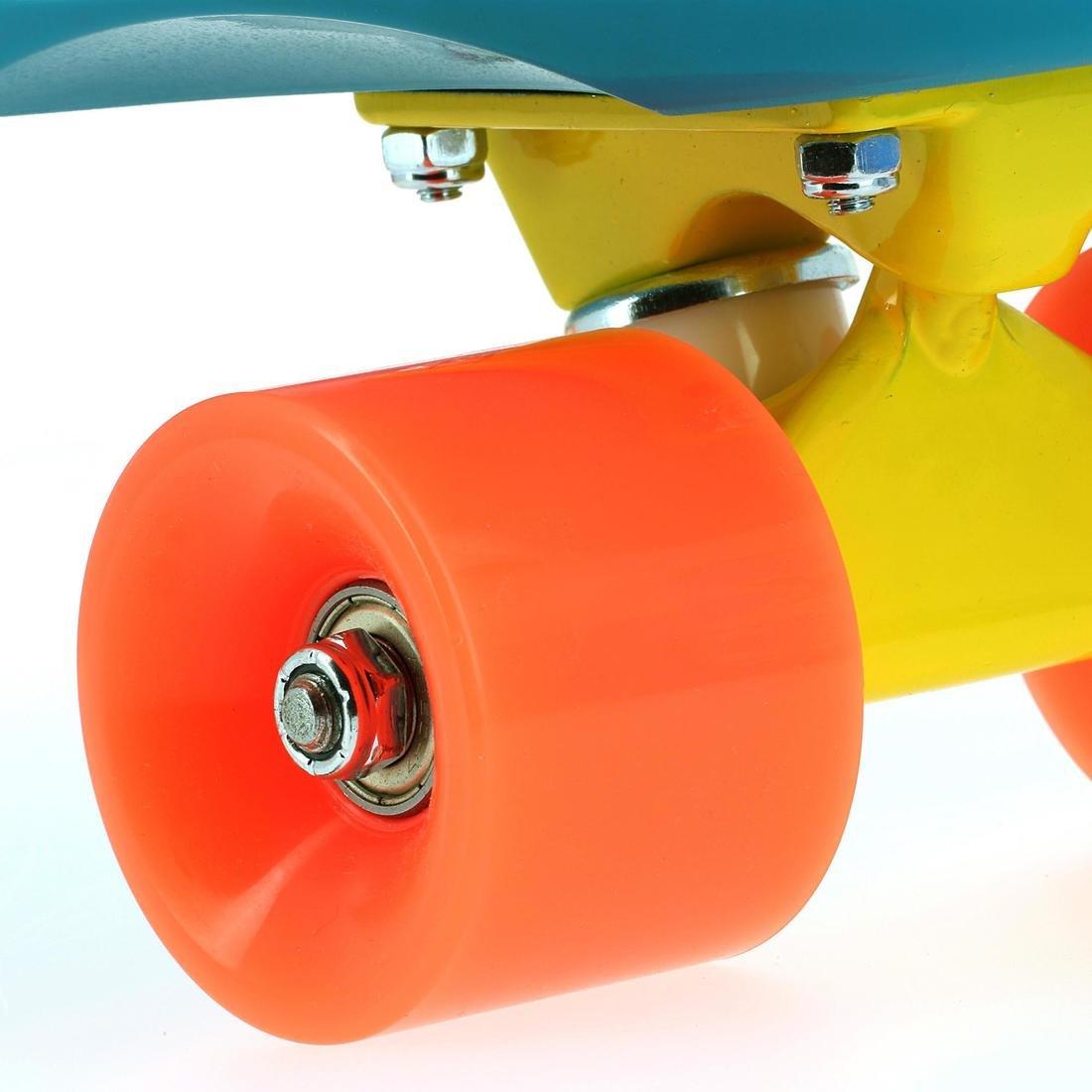 Unique Size  Cruiser Skateboard Yamba 100 - Blue/Coral, Blue Azure, , large image number 10