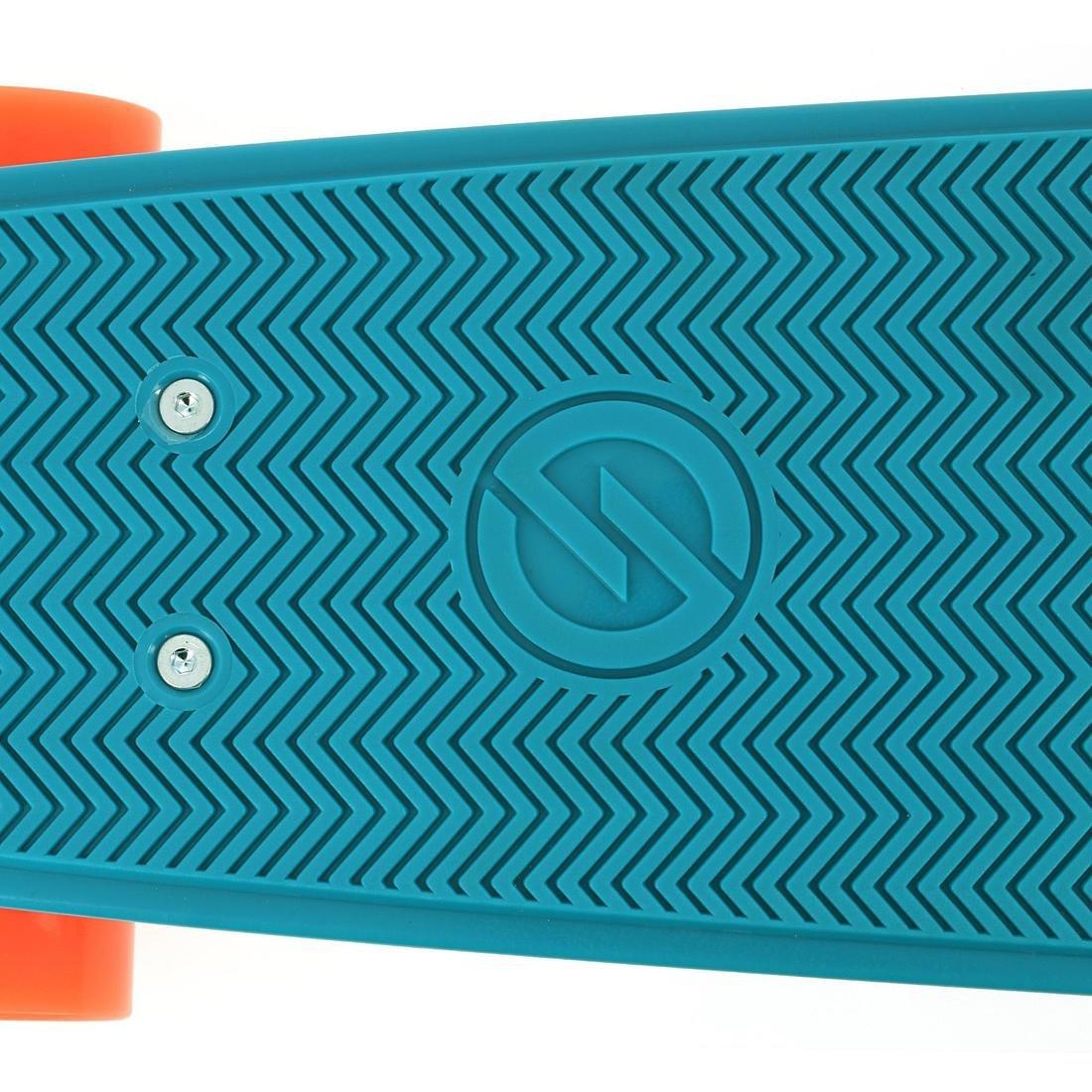 Unique Size  Cruiser Skateboard Yamba 100 - Blue/Coral, Blue Azure, , large image number 12